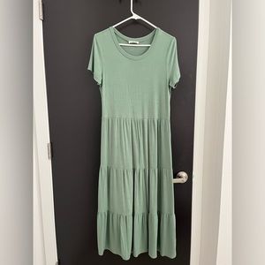 Tiered Midi Dress by Ginger G